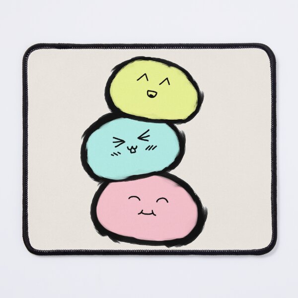 Item preview, Sweet Pastel Mochi Cute Japanese Dessert Doodle designed and sold by Naruciaczke.