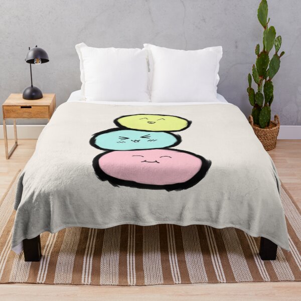 Item preview, Sweet Pastel Mochi Cute Japanese Dessert Doodle designed and sold by Naruciaczke.