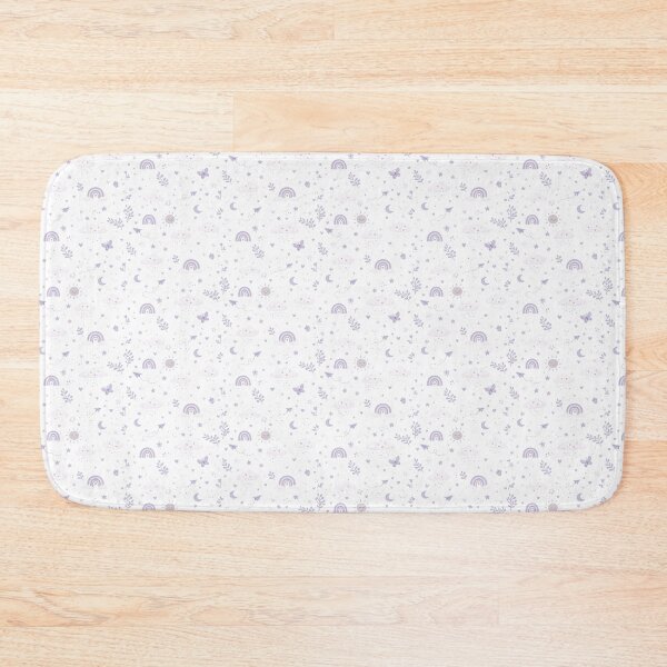 Item preview, Whimsical Purple Nursery Wallpaper | Pastel Lavender Rainbow Clouds Wall Art | Dreamy Kids Room Decor designed and sold by Hookesmode.