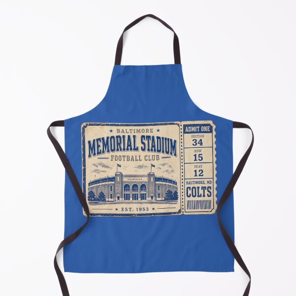 Item preview, Baltimore Memorial Stadium Football Club Vintage Ticket Shirt, Colts Retro Stadium Tee designed and sold by GhostDawgs.