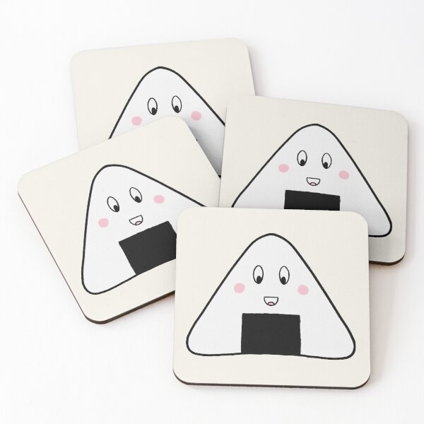 Item preview, Cute Onigiri Kawaii Rice Ball Japanese Food Doodle designed and sold by Naruciaczke.
