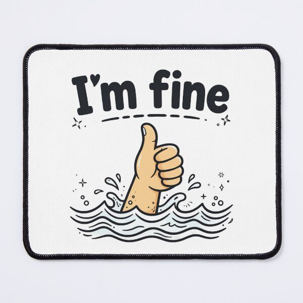 Item preview, I'm fine designed and sold by popsessiveart.