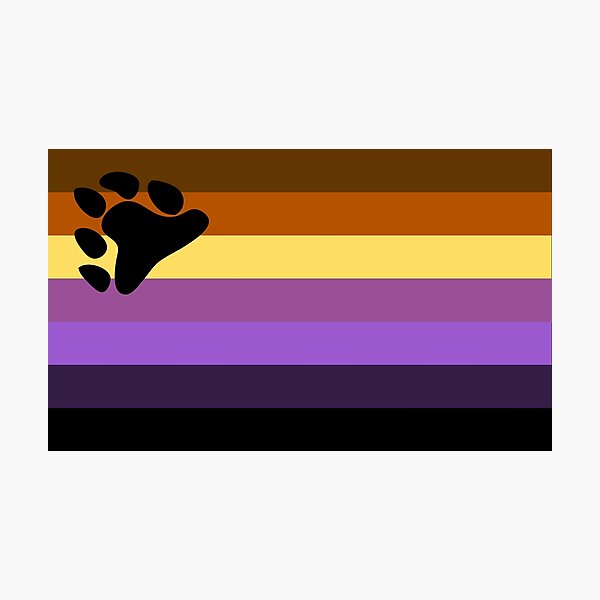 Item preview, Non-binary bear Pride designed and sold by BeccaPaintmore.