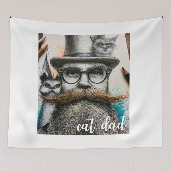 Item preview, Cat Dad it's also a dad designed and sold by OutOfTheBubble.