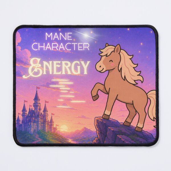 Item preview, Mane Character Energy designed and sold by Purrs and Paws Studio.