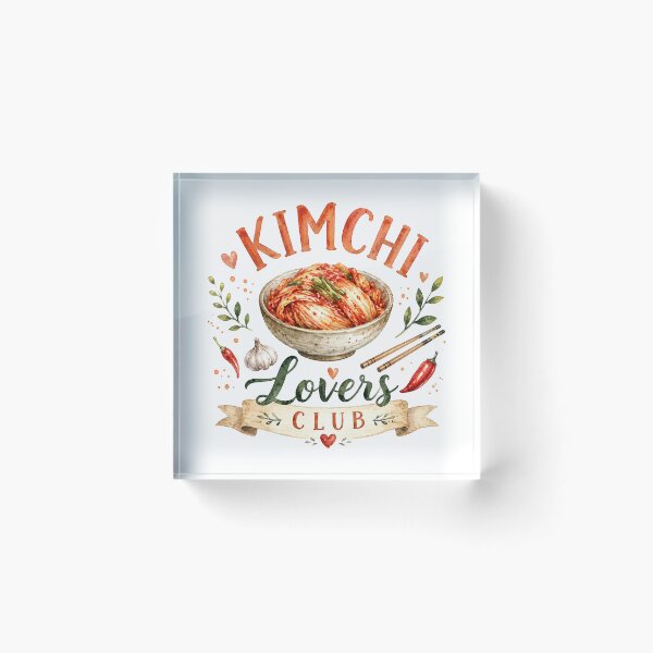 Item preview, Kimchi Lovers Club Watercolor Food Lover Design designed and sold by Verycutethings.