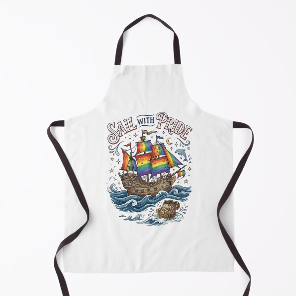 Item preview, Pride Ship Sailing With Rainbow Sails And Treasure Chest designed and sold by longngusuc.