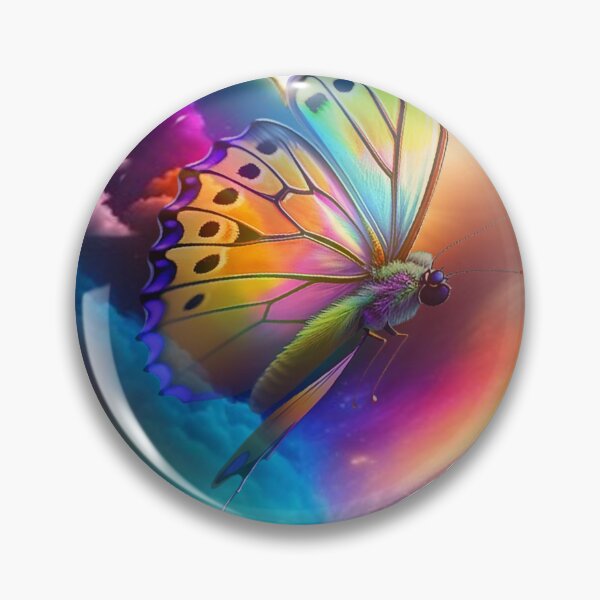 Item preview, Rainbow heart turns into butterfly designed and sold by wykystore.