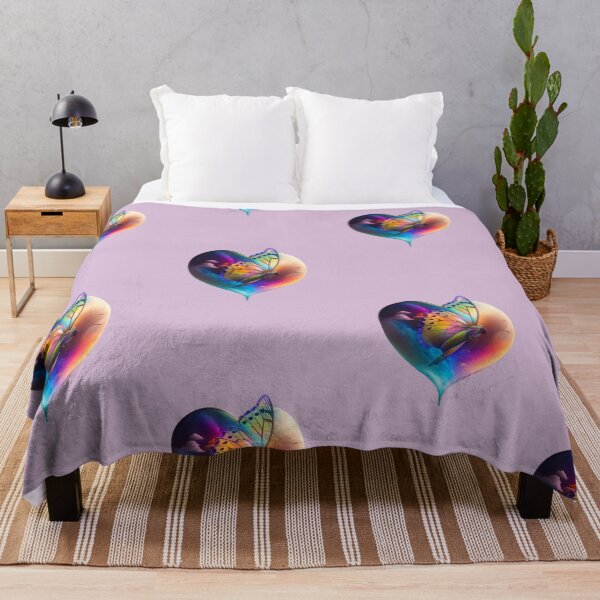Item preview, Rainbow heart turns into butterfly designed and sold by wykystore.
