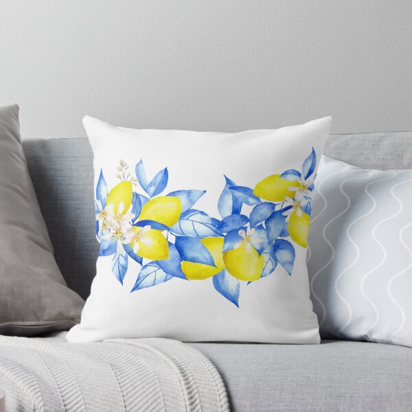 Item preview, Lemon print medditeranean style designed and sold by Serce w tej sztuce.
