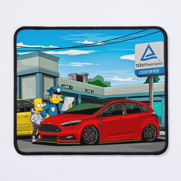 Item preview, Bart Simpson x Ford Focus ST designed and sold by TMTD Productions.