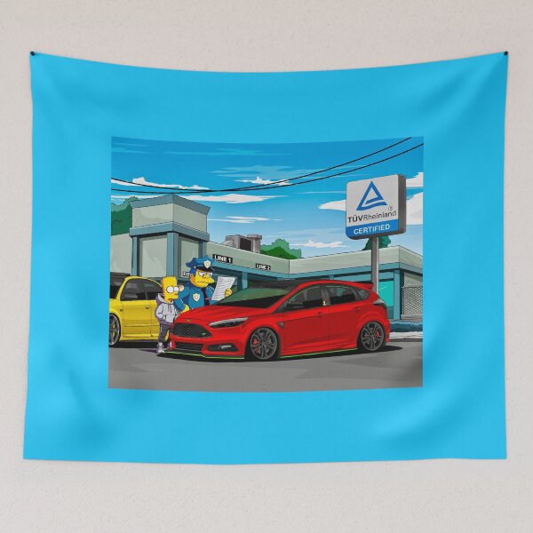 Item preview, Bart Simpson x Ford Focus ST designed and sold by TMTD Productions.