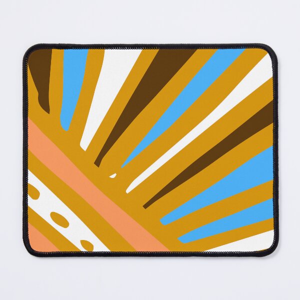 Item preview, Mid-Century Modern Spiced Mustard-Color And Blue Pattern designed and sold by DEC02.