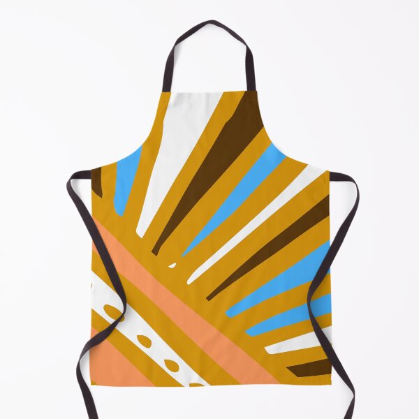 Item preview, Mid-Century Modern Spiced Mustard-Color And Blue Pattern designed and sold by DEC02.