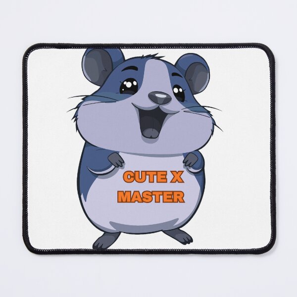 Item preview, Cute X Master Hamster Cartoon Design designed and sold by vibecraft_studio2.