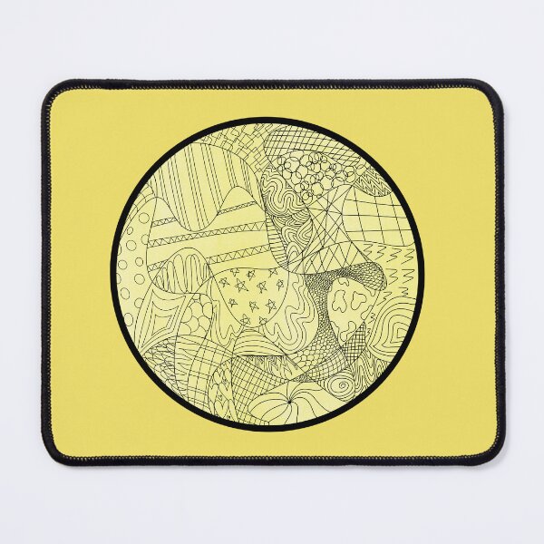 Item preview, Yellow Circle Line Design designed and sold by redhead-autumn.
