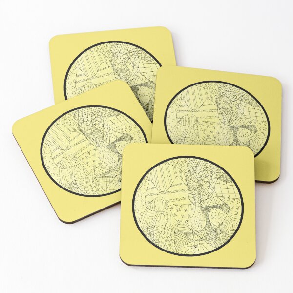 Item preview, Yellow Circle Line Design designed and sold by redhead-autumn.