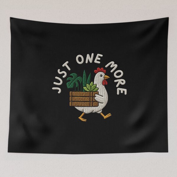 Item preview, Plant Mom Chicken | Funny Hen With Houseplants Graphic | Garden Lover Chicken designed and sold by SlocifieShop.