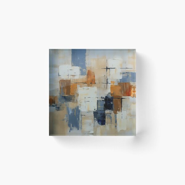 Item preview, Warm Hues, Cool Blues, And Creamy Colors Abstract designed and sold by DEC02.