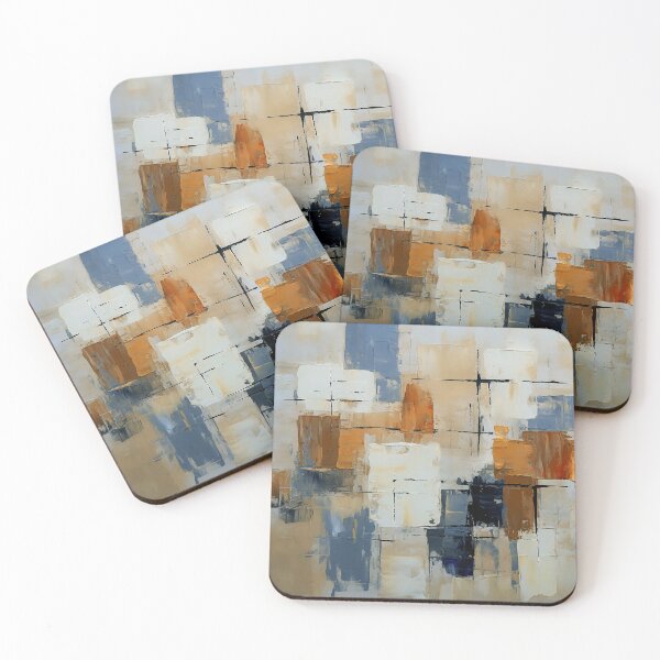 Item preview, Warm Hues, Cool Blues, And Creamy Colors Abstract designed and sold by DEC02.