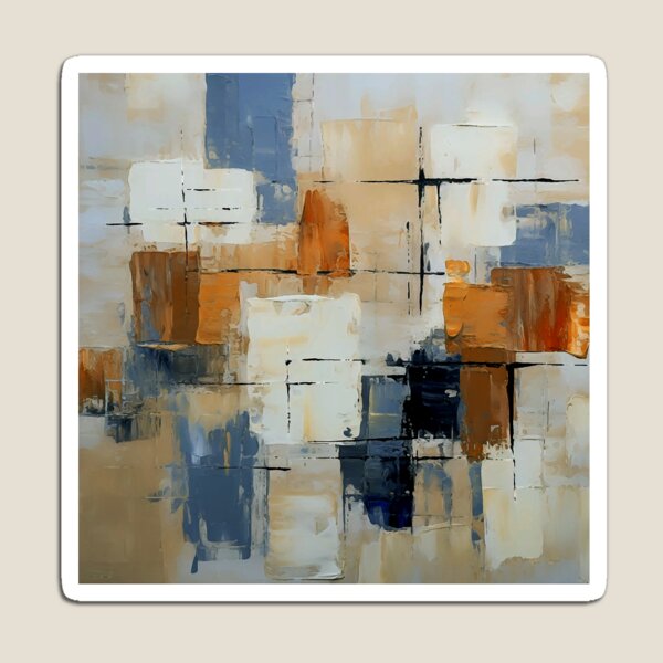 Item preview, Warm Hues, Cool Blues, And Creamy Colors Abstract designed and sold by DEC02.