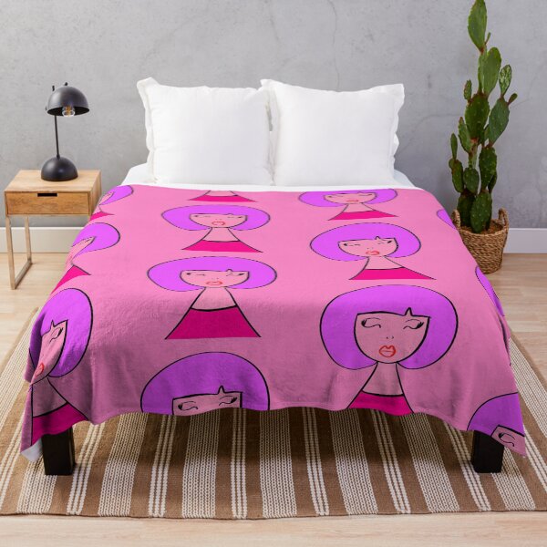 Item preview, lady , purple, art deco designed and sold by Kasia1987t.