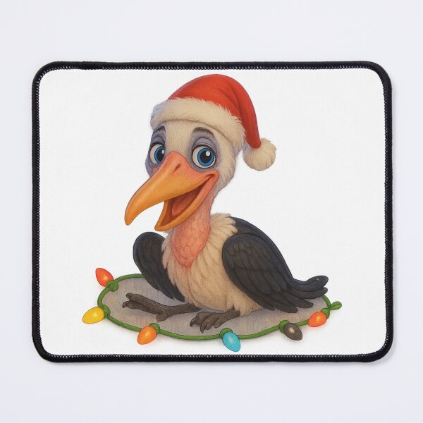 Item preview, Christmas Marabou Stork designed and sold by Sillytoe.