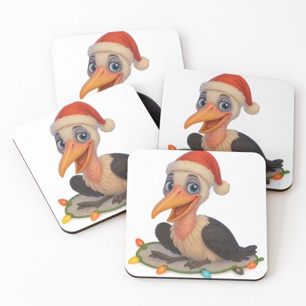 Item preview, Christmas Marabou Stork designed and sold by Sillytoe.