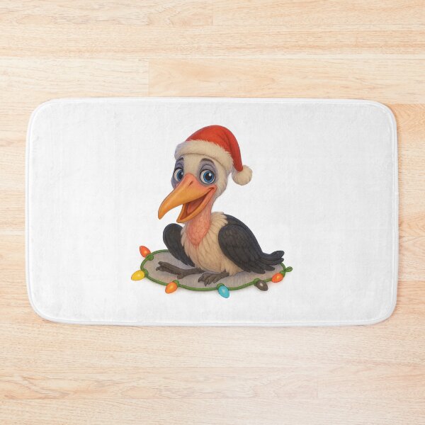 Item preview, Christmas Marabou Stork designed and sold by Sillytoe.