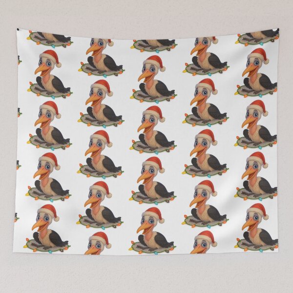 Item preview, Christmas Marabou Stork designed and sold by Sillytoe.