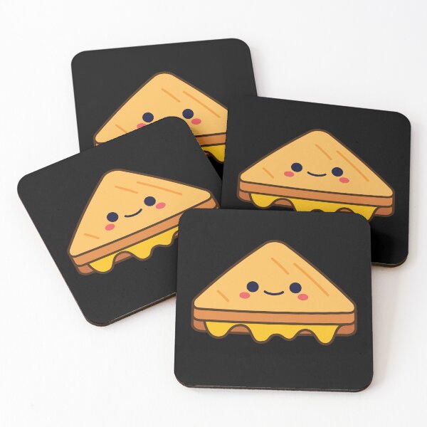 Item preview, Cute Kawaii Grilled Cheese Toastie designed and sold by MimochiStudio.