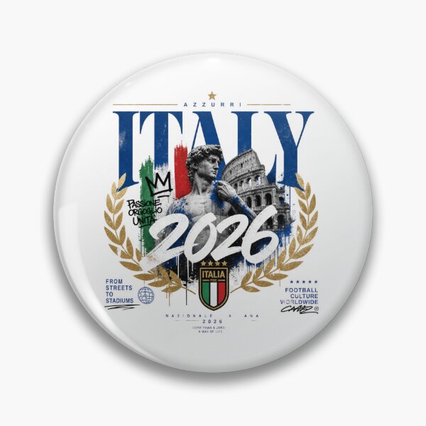 Item preview, Italy 2026 Football World Cup Glory | Azzurri Fan Supporter Shirt designed and sold by rushaib.