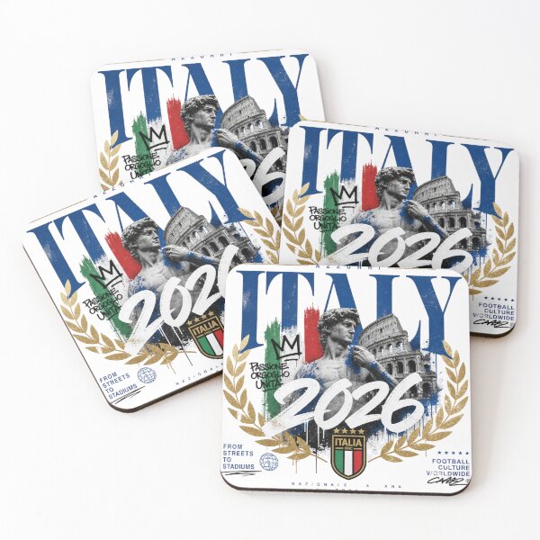 Item preview, Italy 2026 Football World Cup Glory | Azzurri Fan Supporter Shirt designed and sold by rushaib.