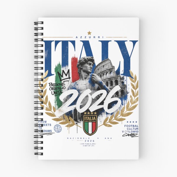 Item preview, Italy 2026 Football World Cup Glory | Azzurri Fan Supporter Shirt designed and sold by rushaib.