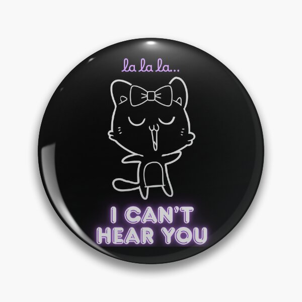 Item preview, I can’t hear you cat lover humor  designed and sold by Serce w tej sztuce.