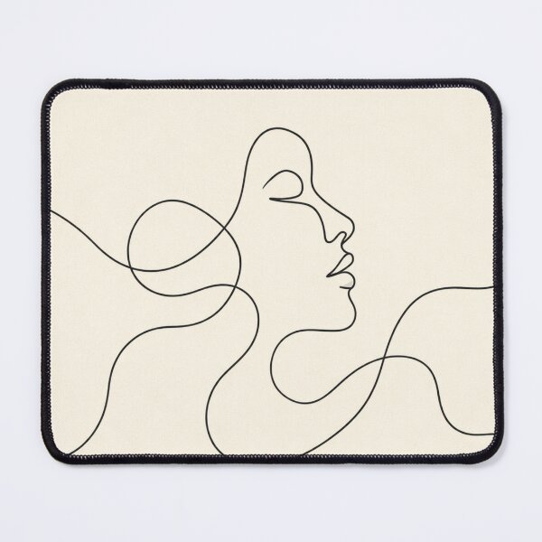 Item preview, Minimalist Abstract Woman Face Line Art designed and sold by OnePercent992.
