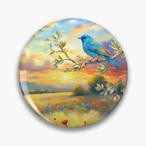 Item preview, BLUEBIRD AT SUNRISE designed and sold by Tammera.