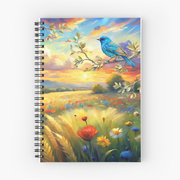 Item preview, BLUEBIRD AT SUNRISE designed and sold by Tammera.