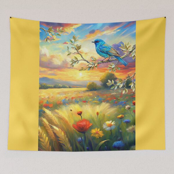 Item preview, BLUEBIRD AT SUNRISE designed and sold by Tammera.