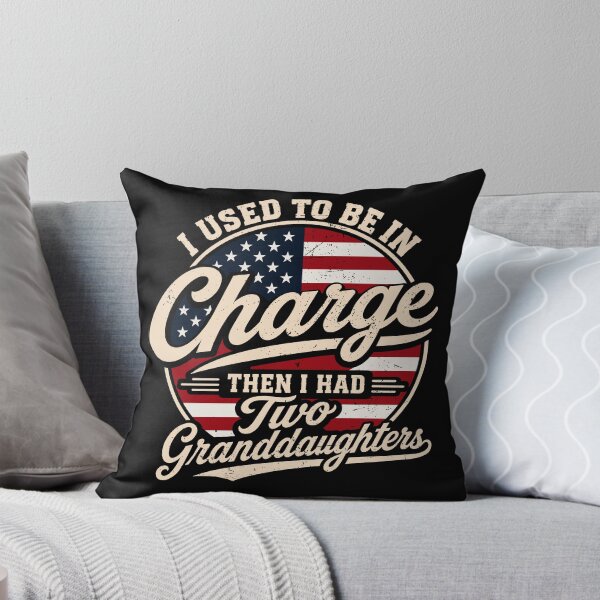 Item preview, I Used to Be in Charge Then I Had Two Granddaughters Funny Grandpa Shirt | Grandparent Humor Gift | Family Quote Design designed and sold by 76Valeria.