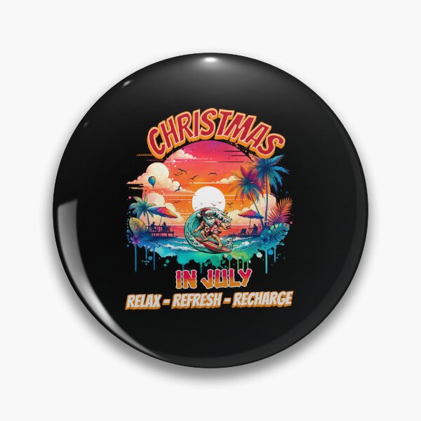 Item preview, Christmas in July Relax Beach Santa Hawaiian Sunset Cruise designed and sold by stylboutique.