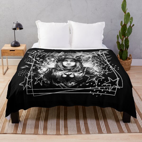 Item preview, Gothic Wolf Ears Portrait Art - Black designed and sold by CaylaTay.