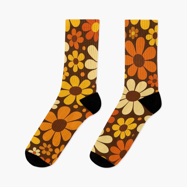 Item preview, Vintage 70s Retro Flower Power Pattern designed and sold by Owcomm.