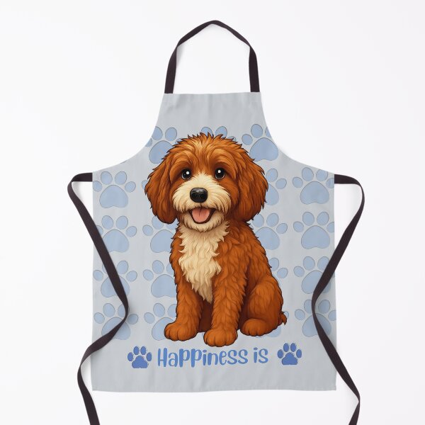 Item preview, Happiness is Leo the doodle puppy designed and sold by Doodles Down South.