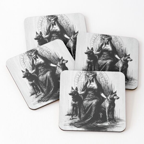 Item preview, Hekate and her hounds designed and sold by MendaciousMina.