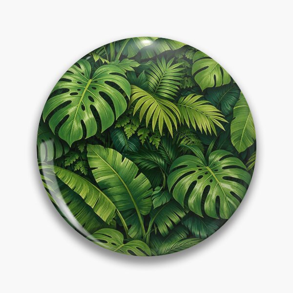 Item preview, Jungle Tropical Leaves Botanical Pattern designed and sold by Owcomm.