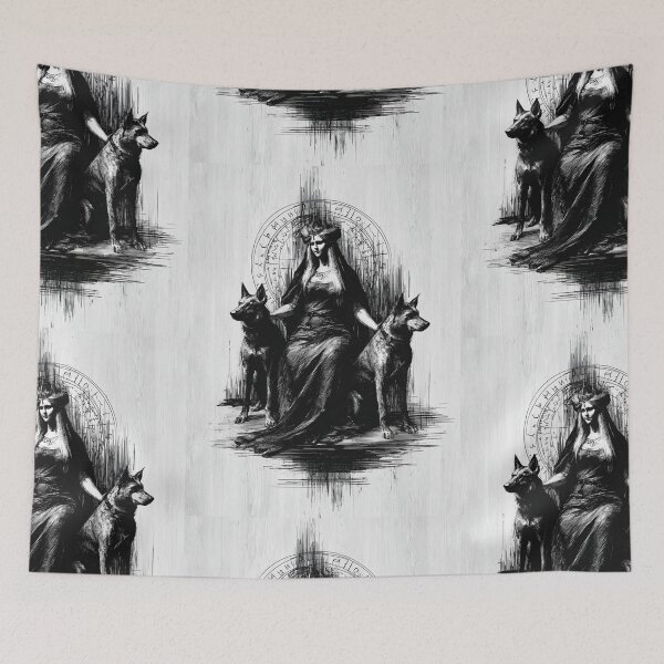 Item preview, Hekate and her hounds designed and sold by MendaciousMina.