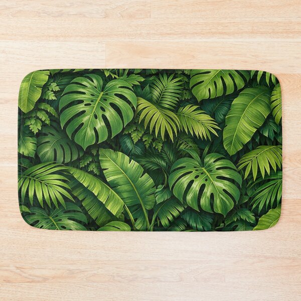 Item preview, Jungle Tropical Leaves Botanical Pattern designed and sold by Owcomm.