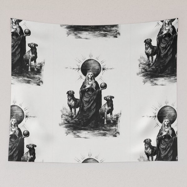 Item preview, Hekate and her hounds designed and sold by MendaciousMina.