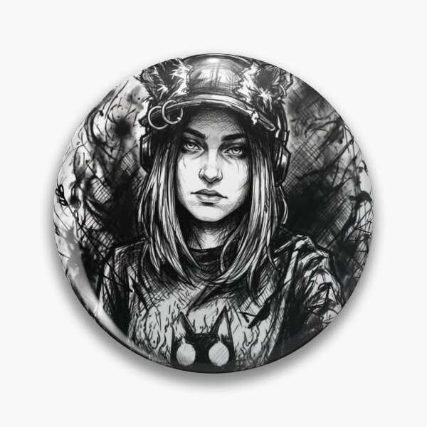 Item preview, Gotihc Wolf Ears Portrait Art - White designed and sold by CaylaTay.